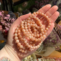 Ravenstone Crystals Pink Moonstone Stretch Bracelet