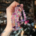 Ravenstone Crystals Rainbow Fluorite Stretch Bracelet