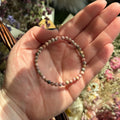 Ravenstone Crystals Rhodochrosite Stretch Bracelet | 4mm