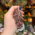 Ravenstone Crystals Rhodonite Stretch Bracelet | 4mm