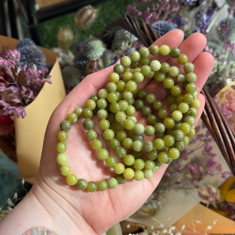 Ravenstone Crystals Serpentine Stretch Bracelet