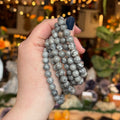 Ravenstone Crystals Silver Lace Agate Stretch Bracelet