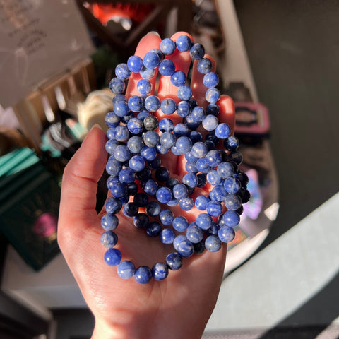 Ravenstone Crystals Sodalite Stretch Bracelet