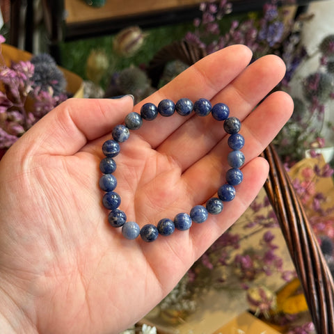 Ravenstone Crystals Sodalite Stretch Bracelet