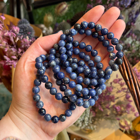 Ravenstone Crystals Sodalite Stretch Bracelet