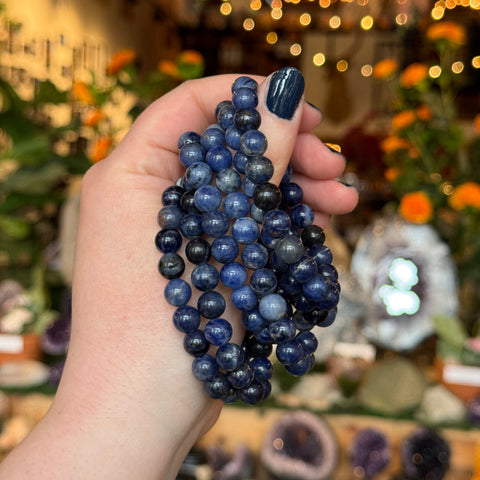 Ravenstone Crystals Sodalite Stretch Bracelet