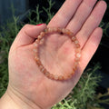 Ravenstone Crystals Sunstone Stretch Bracelet | 6mm