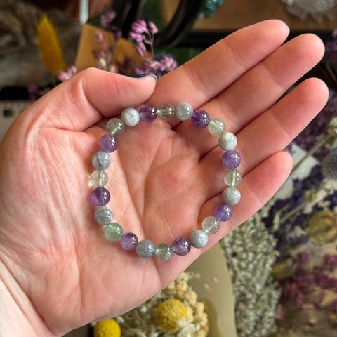 Ravenstone Crystals The Crown Chakra Stretch Bracelet
