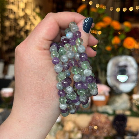 Ravenstone Crystals The Crown Chakra Stretch Bracelet