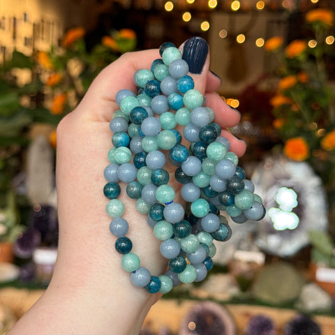 Ravenstone Crystals The Throat Chakra Stretch Bracelet