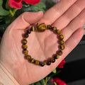 Ravenstone Crystals Tiger's Eye Cat Stretch Bracelet