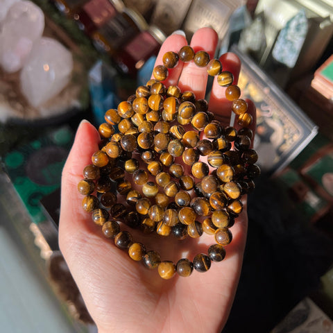 Ravenstone Crystals Tiger's Eye Stretch Bracelet