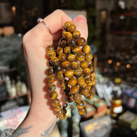 Ravenstone Crystals Tiger's Eye Stretch Bracelet
