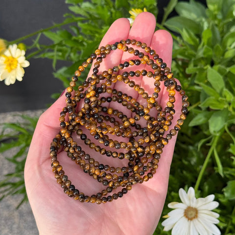 Ravenstone Crystals Tiger's Eye Stretch Bracelet | 4mm