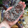 Ravenstone Crystals Tourmalated Quartz Stretch Bracelet | 4mm