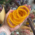 Ravenstone Crystals Yellow Jade Stretch Bracelet