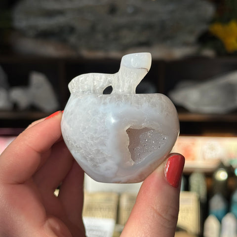 Ravenstone Crystals Agate Apple "Mac"