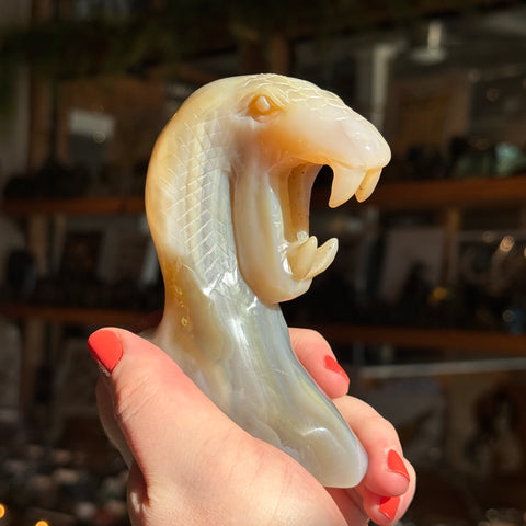 Ravenstone Crystals Agate Cobra "Françoise"