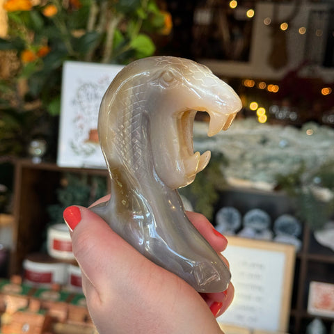 Ravenstone Crystals Agate Cobra "Françoise"