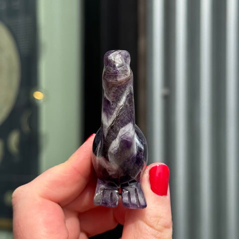 Ravenstone Crystals Amethyst Dinosaur "Audrey"