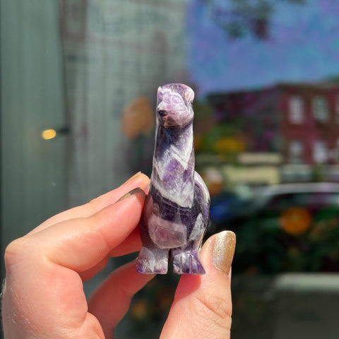 Ravenstone Crystals Amethyst Dinosaur "Claude"