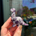 Ravenstone Crystals Amethyst Dinosaur "Claude"