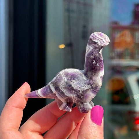 Ravenstone Crystals Amethyst Dinosaur "Piper"