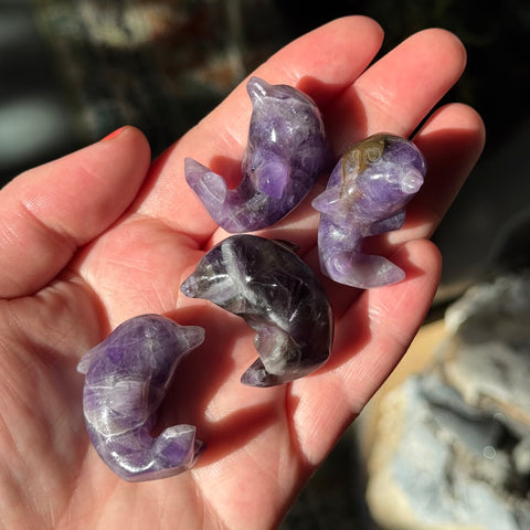 Ravenstone Crystals Amethyst Dolphin