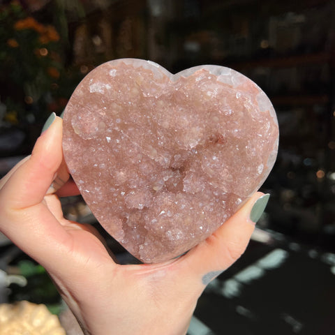 Ravenstone Crystals Amethyst Heart "Matthew"