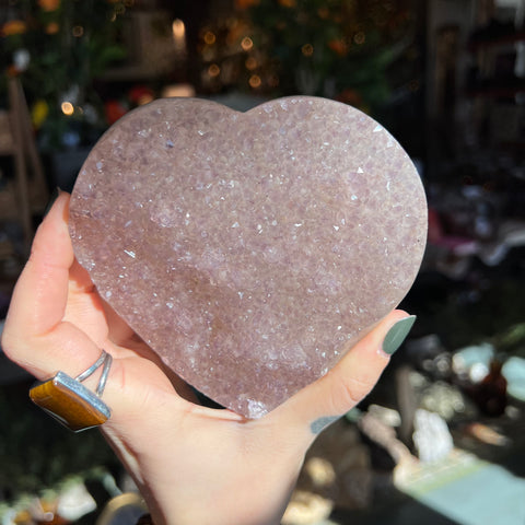 Ravenstone Crystals Amethyst Heart "Robert"