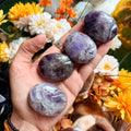 Ravenstone Crystals Amethyst Pillow | Pocket Stone