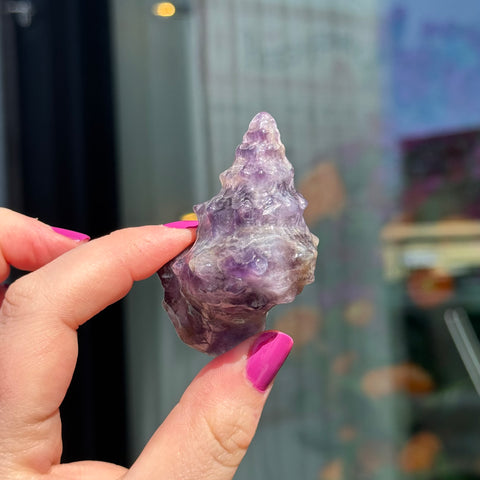 Ravenstone Crystals Amethyst Seashell