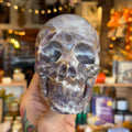 Ravenstone Crystals Amethyst Skull "Isabella"