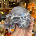 Ravenstone Crystals Amethyst Skull "Isabella"