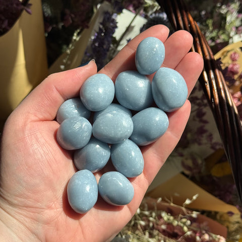 Ravenstone Crystals Angelite Tumble