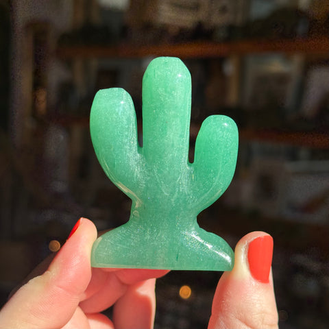 Ravenstone Crystals Aventurine Cactus
