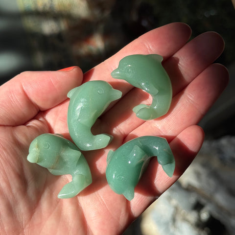 Ravenstone Crystals Aventurine Dolphin