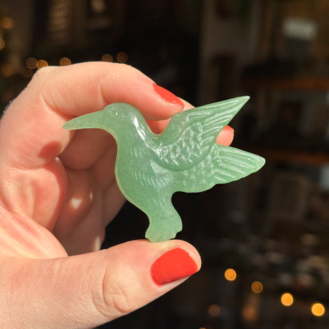 Ravenstone Crystals Aventurine Hummingbird