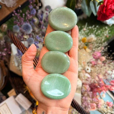 Ravenstone Crystals Aventurine Worry Stone | Thumb Stone