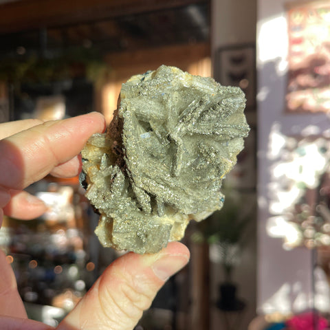 Ravenstone Crystals Barite | Pyrite "Scottie"