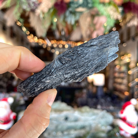 Ravenstone Crystals Black Kyanite "Carter"