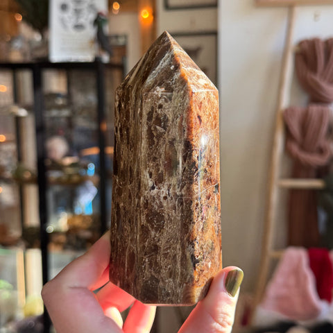 Ravenstone Crystals Black Opal "Theo"