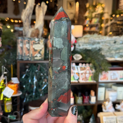 Ravenstone Crystals Bloodstone "Caitie"
