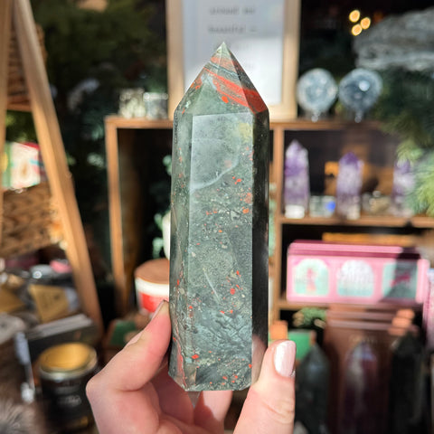 Ravenstone Crystals Bloodstone "Sylvia"