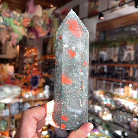 Ravenstone Crystals Bloodstone "Val"