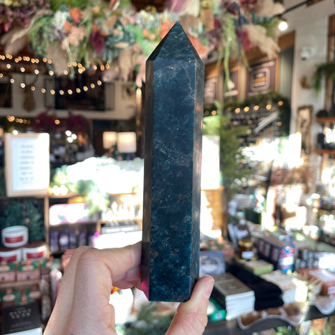 Ravenstone Crystals Blue Apatite "Luke"