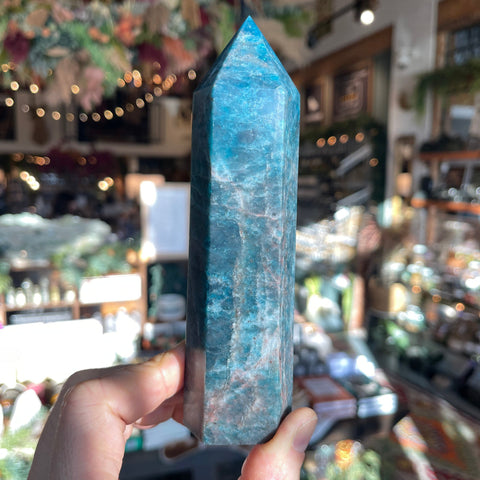 Ravenstone Crystals Blue Apatite "Steve"