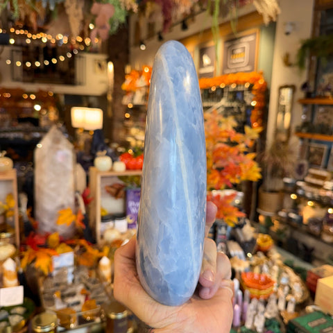 Ravenstone Crystals Blue Calcite "Audra"