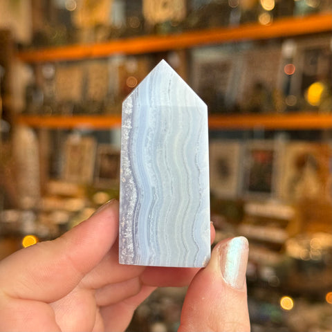 Ravenstone Crystals Blue Lace Agate "Ethel"