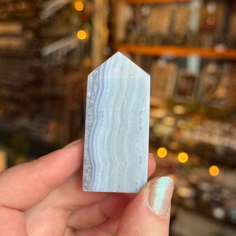 Ravenstone Crystals Blue Lace Agate "Gretel"
